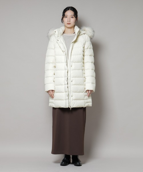 CAPEHORN(ケープホーン)の「CAPE HORN/QUINA MURMASKY(ダウンジャケット/コート・レディース・ブラック/アイボリー・42/44)」の22枚目の写真