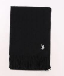 U.S. POLO ASSN.(ユーエスポロアッスン)の【U.S. POLO ASSN.】 ユーエスポロアッスン ロゴ刺繍マフラー USPA-2018/2019(マフラー)