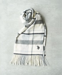 U.S. POLO ASSN.(ユーエスポロアッスン)の【U.S. POLO ASSN.】 ユーエスポロアッスン ロゴ刺繍マフラー USPA-2018/2019(マフラー)