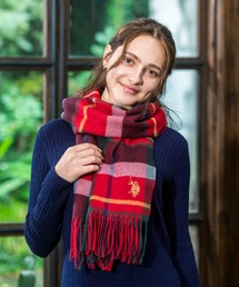 U.S. POLO ASSN.（ユーエスポロアッスン）の「26AW新色追加【U.S. POLO ASSN.】 ユーエスポロアッスン ロゴ刺繍マフラー USPA-2018 2019（マフラー）」