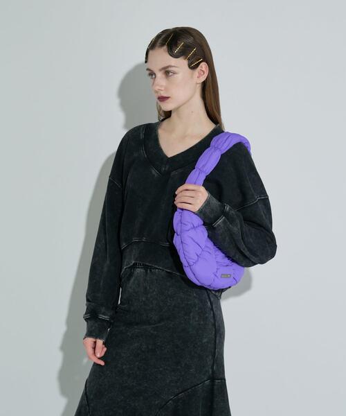 anna sui nyc(アナ スイ エヌ ワイ シー)の「anna sui nyc/アナ スイ エヌワイシー/croissant ショルダーバッグ/15261322(ショルダーバッグ・レディース・ブラック/パープル/オレンジ・F)」の20枚目の写真