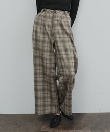 DFFUR.（ディフル）の「チェックワイドスラックス（スラックス）」