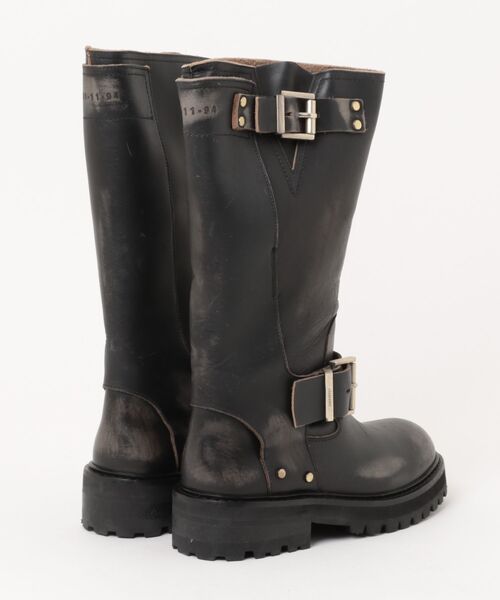 ALLSAINTS(オールセインツ)の「TAY LEATHER BIKER BOOTS | TAY レザー バイカー ブーツ(ブーツ・レディース・ダークブラウン・UK3/UK4/UK5/UK6)」の2枚目の写真