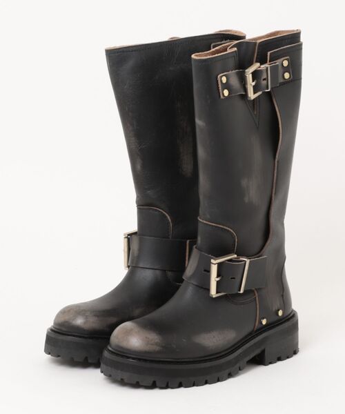 ALLSAINTS(オールセインツ)の「TAY LEATHER BIKER BOOTS | TAY レザー バイカー ブーツ(ブーツ・レディース・ダークブラウン・UK3/UK4/UK5/UK6)」の12枚目の写真
