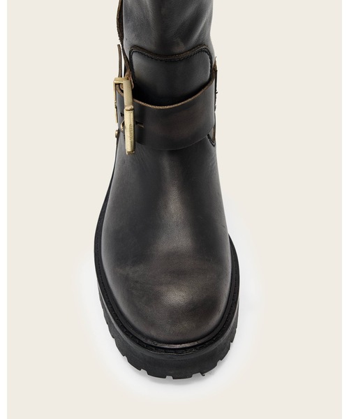 ALLSAINTS(オールセインツ)の「TAY LEATHER BIKER BOOTS | TAY レザー バイカー ブーツ(ブーツ・レディース・ダークブラウン・UK3/UK4/UK5/UK6)」の5枚目の写真