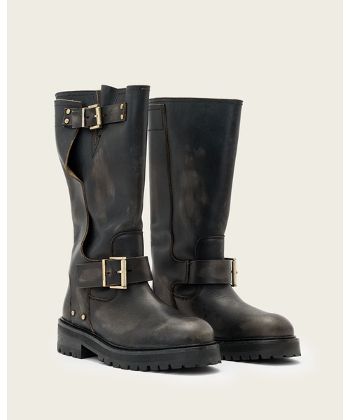 ALLSAINTS(オールセインツ)の「TAY LEATHER BIKER BOOTS | TAY レザー バイカー ブーツ(ブーツ・レディース・ダークブラウン・UK3/UK4/UK5/UK6)」の7枚目の写真