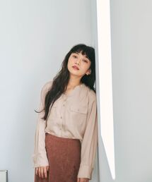 STRATA（エストラータ）の「ブライトツイルダブルポケットシャツ 【低身長・小柄女性】（シャツ/ブラウス）」