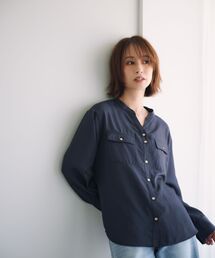 STRATA（エストラータ）の「ブライトツイルダブルポケットシャツ 【低身長・小柄女性】（シャツ/ブラウス）」