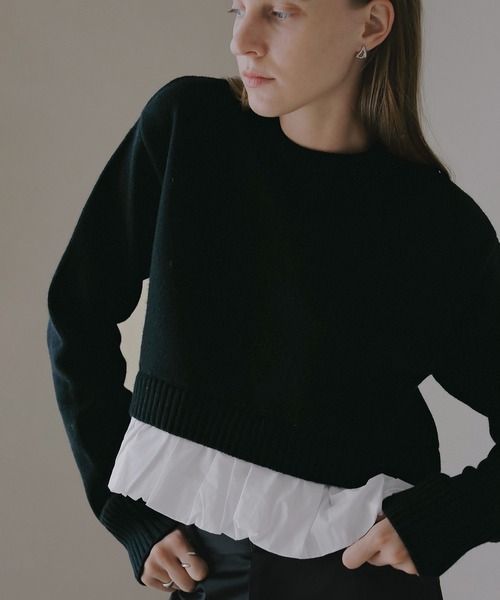 BALLOON DOCKING KNIT（ニット/セーター）｜MANOF（マノフ）の