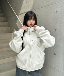 KsGパーカー KsG パーカー ウォッシュドロゴジップパーカー レディース