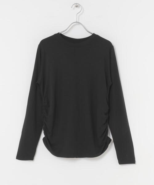 URBAN RESEARCH Sonny Label(アーバンリサーチサニーレーベル)の「SLAB Side Gather Tops(Tシャツ/カットソー・レディース・ブラック/オフホワイト/ブラウン・FREE)」の13枚目の写真