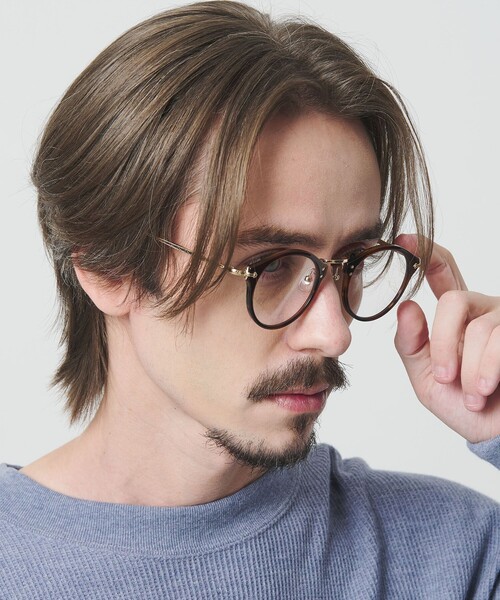 KANEKO OPTICAL（カネコオプティカル）の「【別注】＜KANEKO OPTICAL（金子眼鏡）＞Steve II スティーブ アイウェア（メガネ・メンズ・ダークブラウン/ナチュラル/ブラック・FREE）」の5枚目の写真