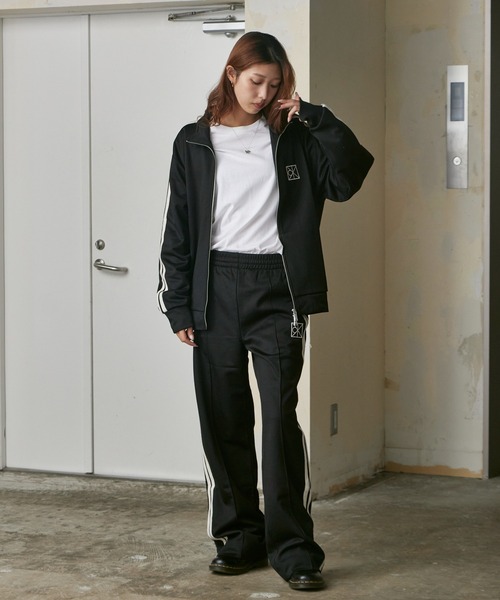 Calvin Klein（カルバン・クライン）の「Calvin Klein/カルバンクライン DBL KNIT STRIPE TRACKパンツ トラックパンツ（その他パンツ・メンズ・ブラック・S/XS/M）」の9枚目の写真