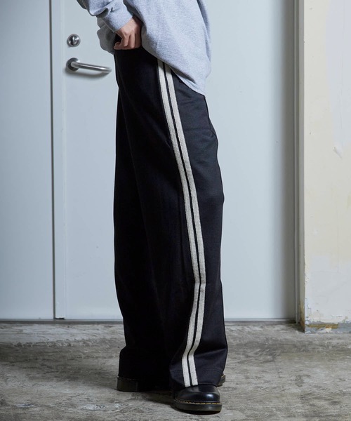 Calvin Klein（カルバン・クライン）の「Calvin Klein/カルバンクライン DBL KNIT STRIPE TRACKパンツ トラックパンツ（その他パンツ・メンズ・ブラック・S/XS/M）」の13枚目の写真