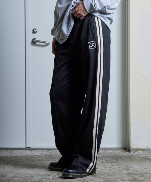 Calvin Klein（カルバン・クライン）の「Calvin Klein/カルバンクライン DBL KNIT STRIPE TRACKパンツ トラックパンツ（その他パンツ・メンズ・ブラック・S/XS/M）」の15枚目の写真