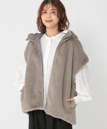 studio CLIP | フェイクファーフードベスト(ベスト)