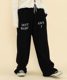 WOND（ウォンド）の「WOND/ダブルウエストロゴスウェパン（スウェットパンツ）」