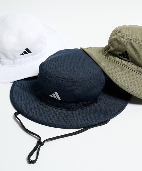 adidas(アディダス)の「【adidas】アディダス ADM LT-MESH ADVENTURE アドベンチャーハット 軽量メッシュ/アウトドア/UVカット 2(ハット・メンズ・ブラック/ホワイト/ベージュ/グリーン/ネイビー・S/M)」の5枚目の写真