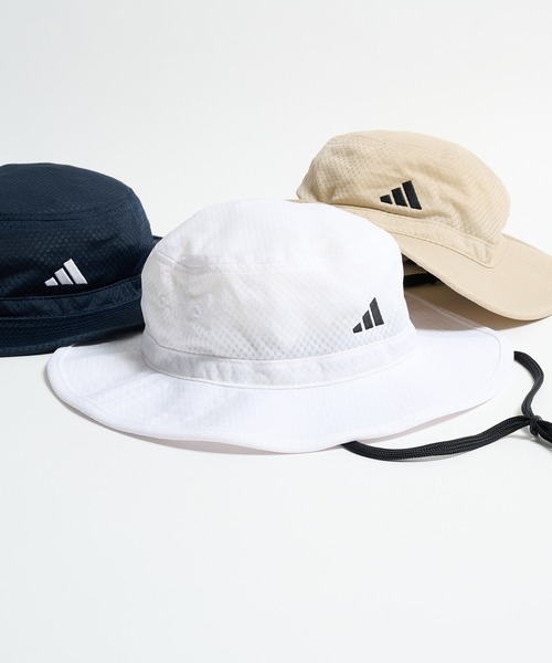 adidas(アディダス)の「【adidas】アディダス ADM LT-MESH ADVENTURE アドベンチャーハット 軽量メッシュ/アウトドア/UVカット 2(ハット・メンズ・ブラック/ホワイト/ベージュ/グリーン/ネイビー・S/M)」の1枚目の写真