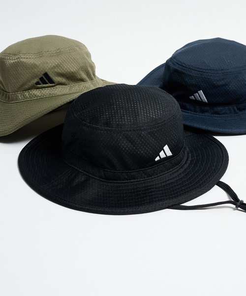 adidas(アディダス)の「【adidas】アディダス ADM LT-MESH ADVENTURE アドベンチャーハット 軽量メッシュ/アウトドア/UVカット 2(ハット・メンズ・ブラック/ホワイト/ベージュ/グリーン/ネイビー・S/M)」の2枚目の写真