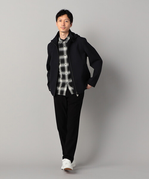 COMME CA MEN(コムサメン)の「オンブレチェック レギュラーカラーシャツ(シャツ/ブラウス・メンズ・ブラック・S/M/L)」の9枚目の写真