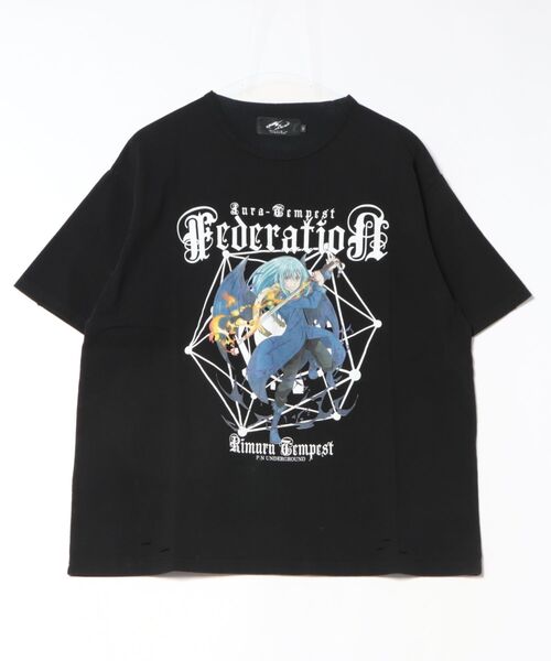 JUGLANS(ユグランス)の「【P.N.UNDERGROUND/ピー.エヌ アンダーグラウンド】リムルダメージTEE(Tシャツ/カットソー・メンズ・ホワイト/ブラック/グレー・M/L)」の2枚目の写真
