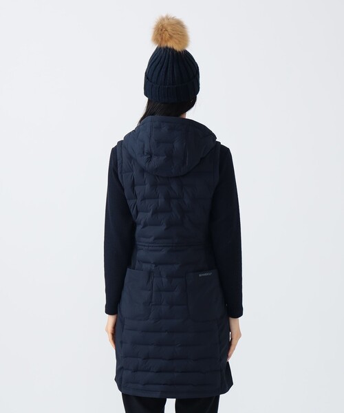 BEAMS GOLF（ビームスゴルフ）の「▲PURPLE LABEL / 接結ダウン 切替ワンピース（ワンピース・レディース・ホワイト/ネイビー・LARGE/MEDIUM）」の8枚目の写真