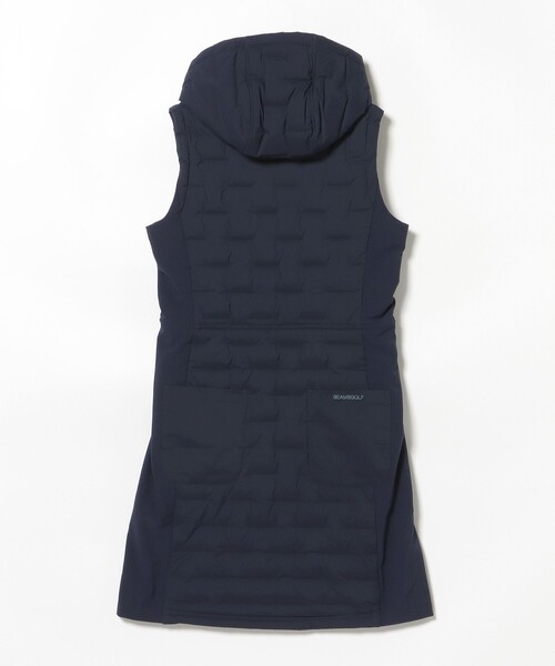 BEAMS GOLF（ビームスゴルフ）の「▲PURPLE LABEL / 接結ダウン 切替ワンピース（ワンピース・レディース・ホワイト/ネイビー・LARGE/MEDIUM）」の10枚目の写真