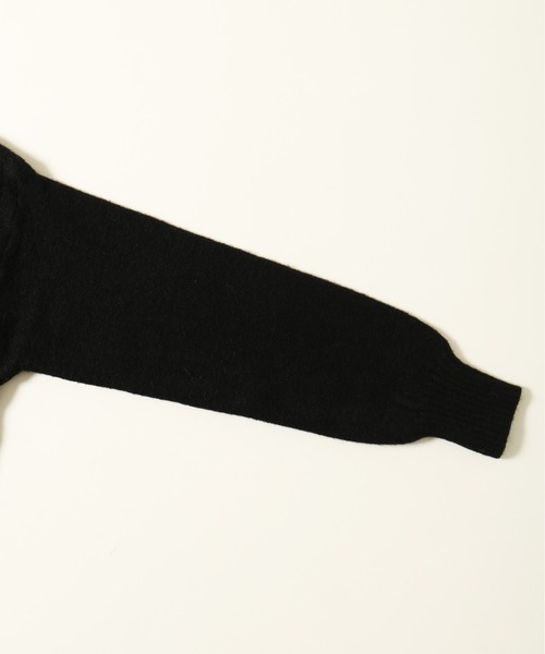 PHILLY(フィリー)の「ワンポイントケーブルショートニット(ニット/セーター・レディース・グレー/ブラック/ホワイト・FREE)」の18枚目の写真