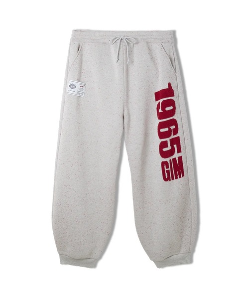 gim context(ジムコンテキスト)の「Knit Sweat Pants(スウェットパンツ・メンズ・レッド/ネイビー・L)」の2枚目の写真