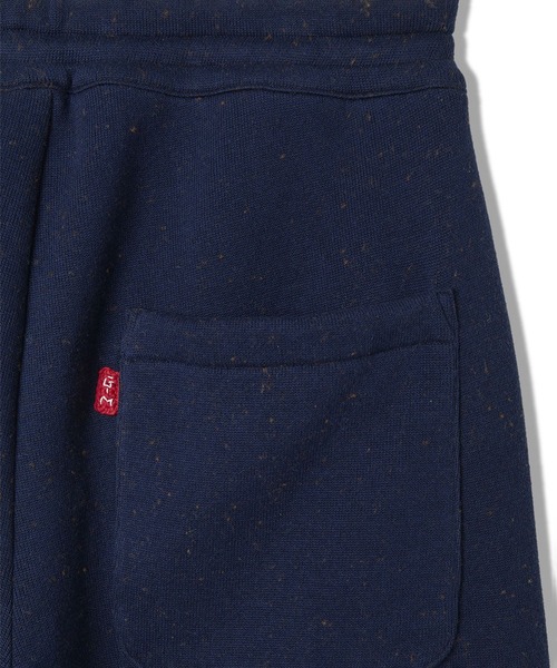 gim context(ジムコンテキスト)の「Knit Sweat Pants(スウェットパンツ・メンズ・レッド/ネイビー・L)」の4枚目の写真