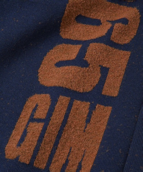 gim context(ジムコンテキスト)の「Knit Sweat Pants(スウェットパンツ・メンズ・レッド/ネイビー・L)」の5枚目の写真