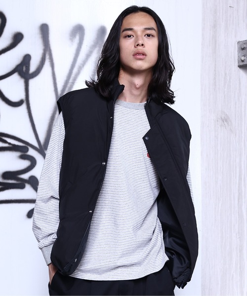 MDR(エムディアール)の「【Champion】リバースウィーブ ボーダーロンT(C3-C405)(Tシャツ/カットソー・メンズ・グレー/ブラウン・XL/L)」の4枚目の写真