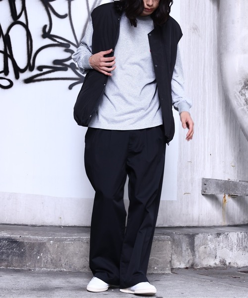 MDR(エムディアール)の「【Champion】リバースウィーブ ボーダーロンT(C3-C405)(Tシャツ/カットソー・メンズ・グレー/ブラウン・XL/L)」の5枚目の写真