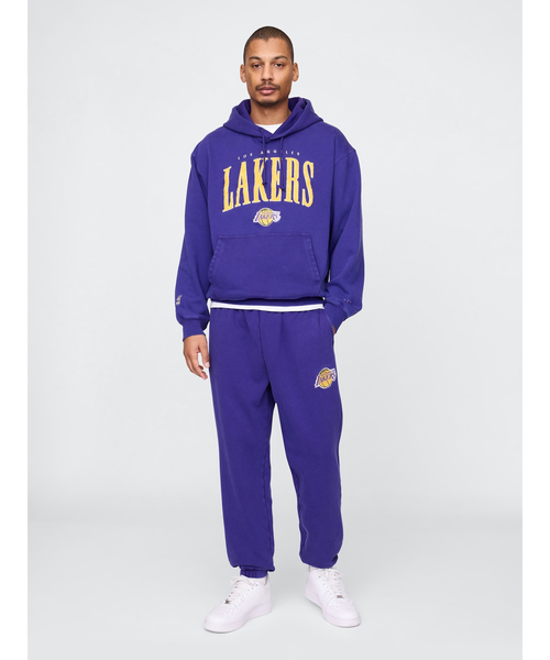 NBA ロサンゼルス レイカーズ ロゴ ヘビーウェイトパーカー（パーカー
