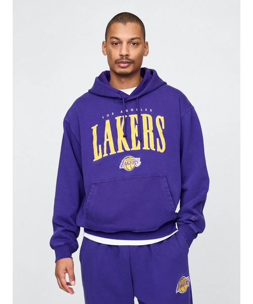NBA ロサンゼルス レイカーズ ロゴ ヘビーウェイトパーカー（パーカー