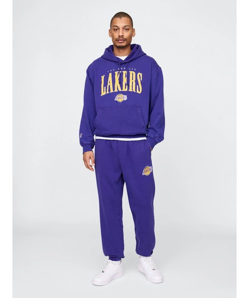 NBA ロサンゼルス レイカーズ ロゴ ヘビーウェイトパーカー（パーカー