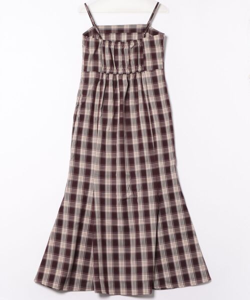 アソートチェックマーメイドキャミワンピース ニット別売り】アソートチェックマーメイドキャミワンピース
