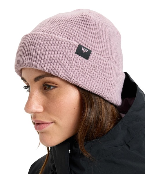 ROXY（ロキシー）の「FOLKER BEANIE/ロキシーニットキャップ・ビーニー（ニットキャップ/ビーニー・レディース・ブラック/ブラウン/グリーン/ライラック/イエロー・FREE）」の8枚目の写真