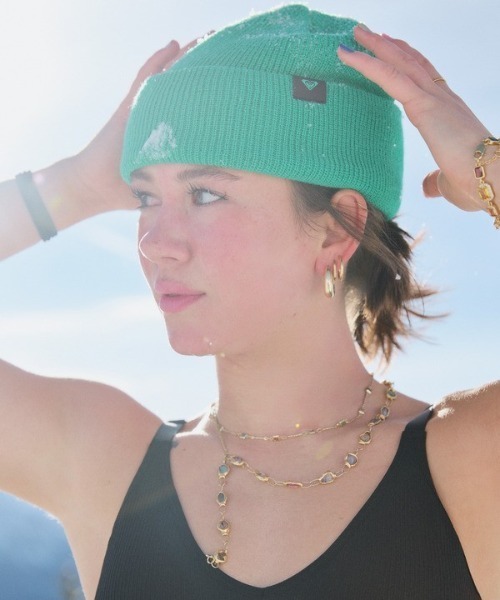 ROXY（ロキシー）の「FOLKER BEANIE/ロキシーニットキャップ・ビーニー（ニットキャップ/ビーニー・レディース・ブラック/ブラウン/グリーン/ライラック/イエロー・FREE）」の19枚目の写真