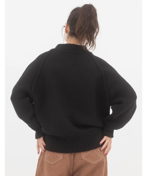ARCHIVER(アーカイバ)の「【RES】 【Little sunny bite】LSB stitch knit top(ニット/セーター・レディース・グリーン・SMALL)」の2枚目の写真