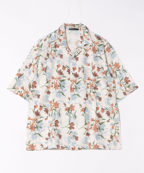 Bling Leads（ブリングリーズ）の「【RES】【Bling leads】オープンカラー　オーバーサイズアロハシャツ（シャツ/ブラウス・メンズ・A・FREE）」の9枚目の写真