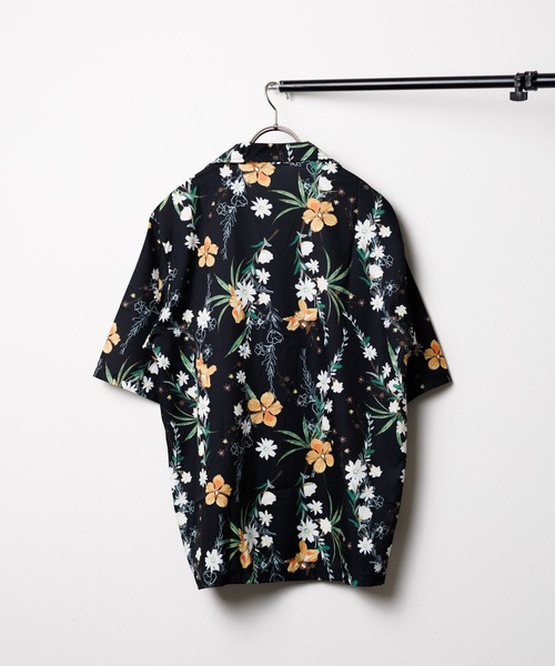 Bling Leads（ブリングリーズ）の「【RES】【Bling leads】オープンカラー　オーバーサイズアロハシャツ（シャツ/ブラウス・メンズ・A・FREE）」の4枚目の写真