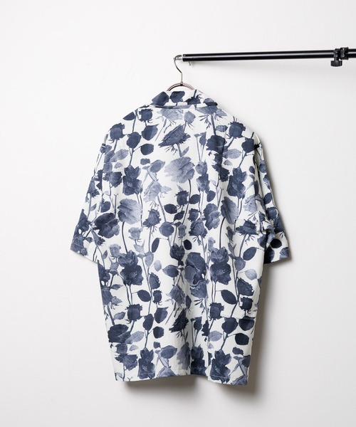 Bling Leads（ブリングリーズ）の「【RES】【Bling leads】オープンカラー　オーバーサイズアロハシャツ（シャツ/ブラウス・メンズ・A・FREE）」の5枚目の写真