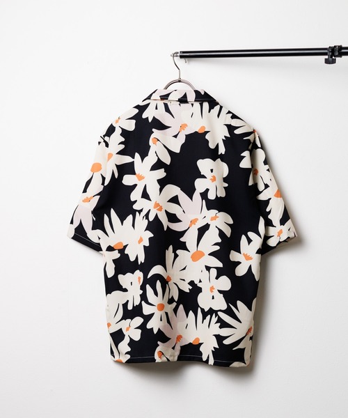 Bling Leads（ブリングリーズ）の「【RES】【Bling leads】オープンカラー　オーバーサイズアロハシャツ（シャツ/ブラウス・メンズ・A・FREE）」の8枚目の写真