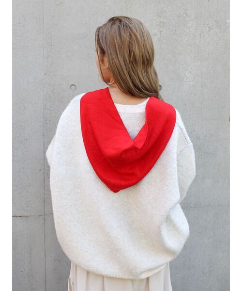 Ungrid(アングリッド)の「ニットスカーフミトンセット(手袋・レディース・レッド/ブラウン/グレー・FREE)」の8枚目の写真