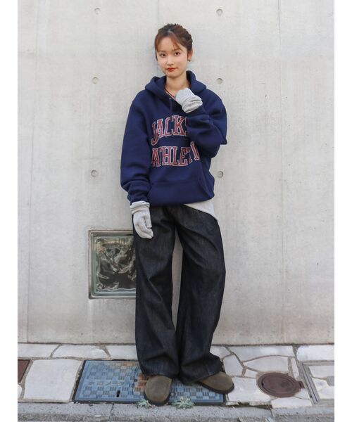 Ungrid(アングリッド)の「ニットスカーフミトンセット(手袋・レディース・レッド/ブラウン/グレー・FREE)」の15枚目の写真