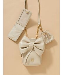 スナイデル　snidel ラメバリエチェーンバッグ　キラキラ　ホワイト　白★新品 SNIDEL（スナイデル）の「ラメバリエチェーンバッグ（ショルダー