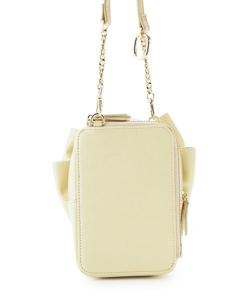 SNIDEL（スナイデル）の「リボンマルチショルダー&ケースセット（ショルダーバッグ・レディース・アイボリー/ブラック/キャメル/イエロー・F）」の10枚目の写真