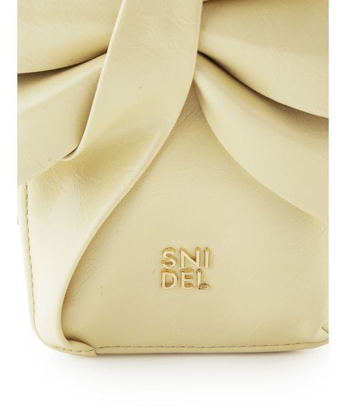 SNIDEL（スナイデル）の「リボンマルチショルダー&ケースセット（ショルダーバッグ・レディース・アイボリー/ブラック/キャメル/イエロー・F）」の12枚目の写真